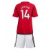 Maillot de foot Manchester United Christian Eriksen #14 Domicile vêtements enfant 2023-24 Manches Courtes (+ pantalon court)